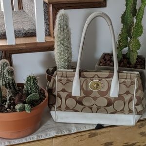 Coach signature madeline tote bag